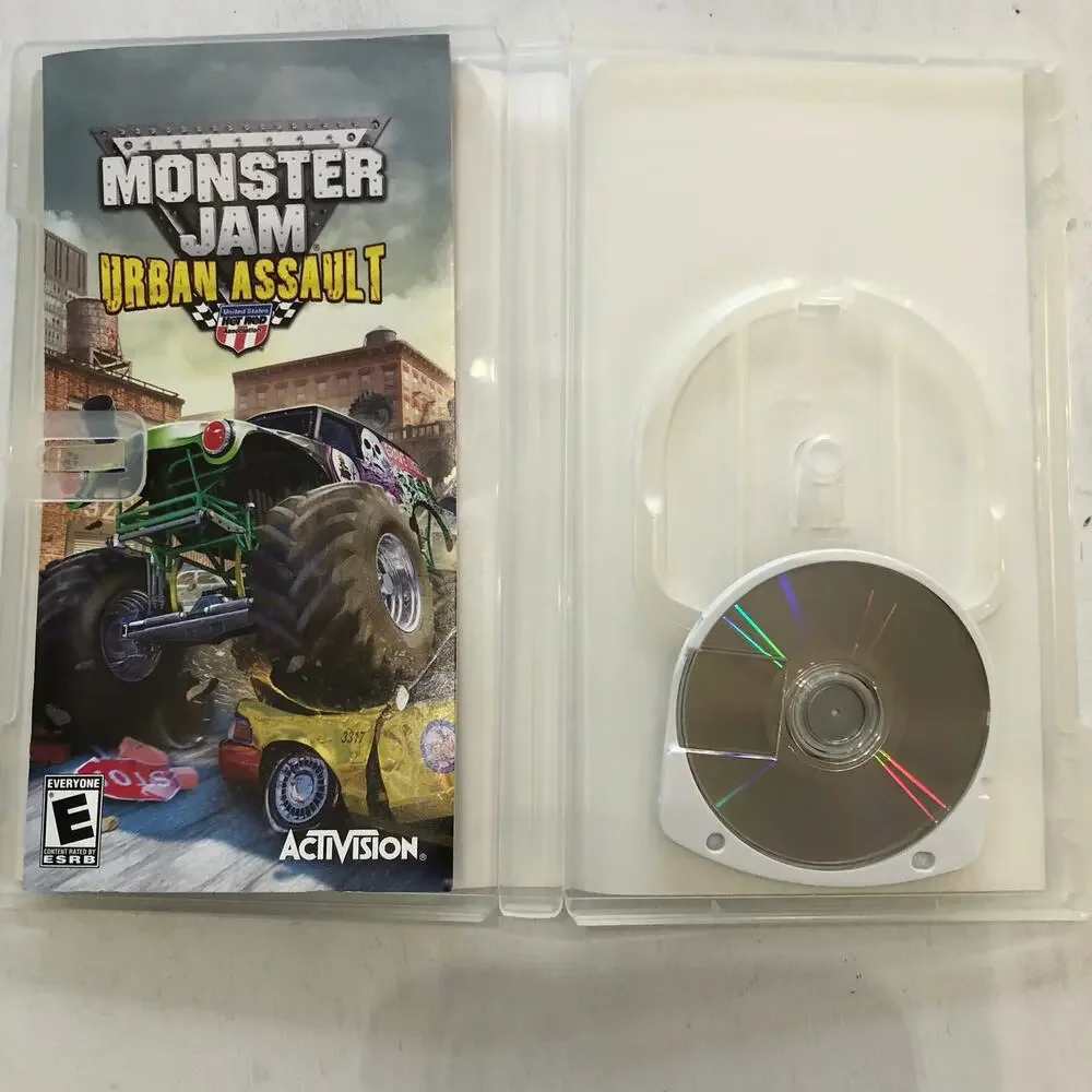 Monster Jam Urban Assault (Sony PSP PlayStation Portable) Tested And Working